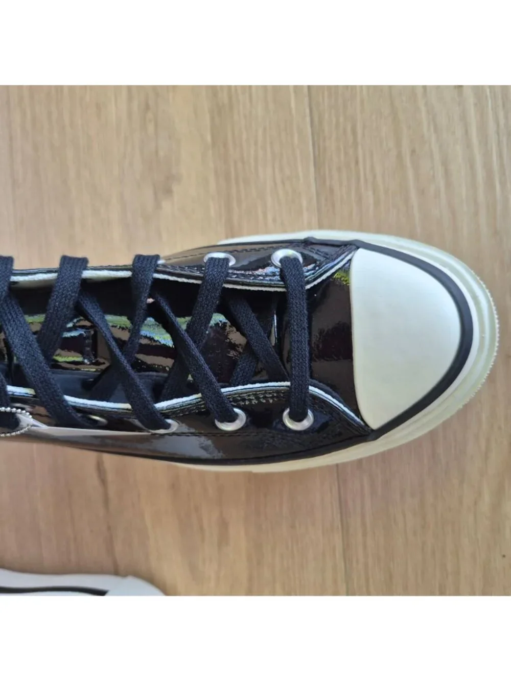 Converse Lift Double Stack Platform Sz 9.5 Women's shoes sneakers Black A12977C